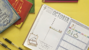 october 2020 bullet journal setup