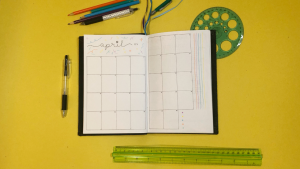 April 2021 Bullet Journal Setup