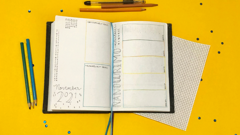 November 2021 Bullet Journal Setup